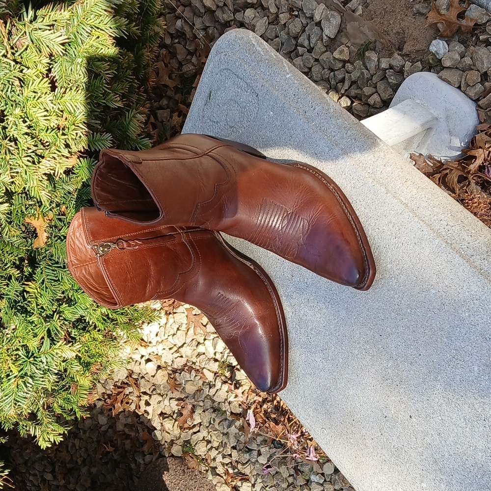 TECOVAS THE DAISY LEATHER Ankle Boots Size 9 - Picture 13 of 14